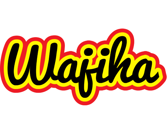 Wajiha flaming logo