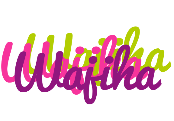 Wajiha flowers logo