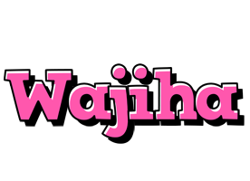 Wajiha girlish logo