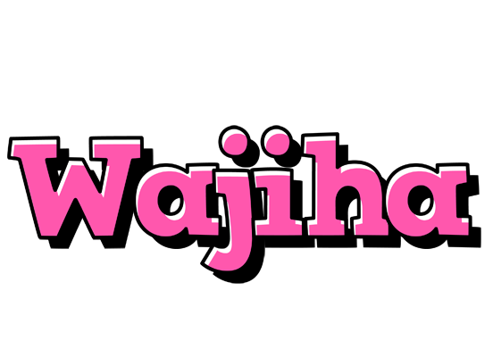 Wajiha girlish logo