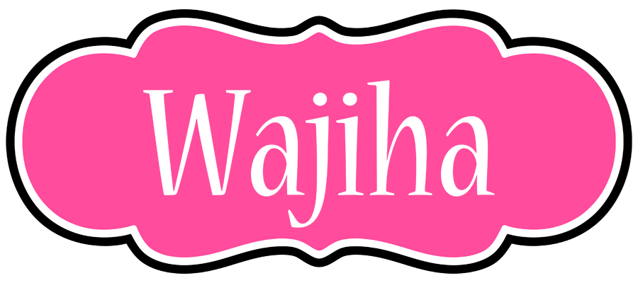 Wajiha invitation logo