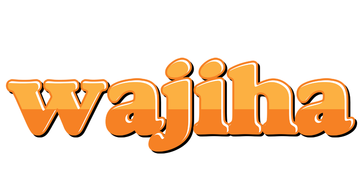 Wajiha orange logo
