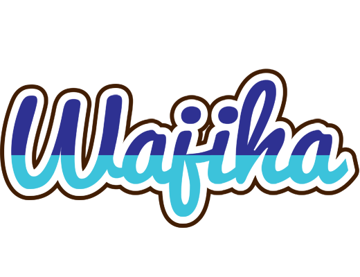 Wajiha raining logo