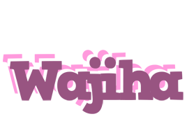 Wajiha relaxing logo