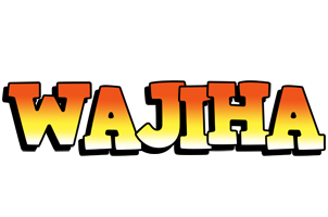 Wajiha sunset logo