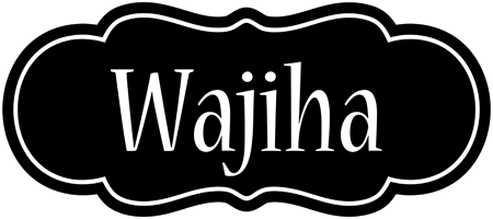 Wajiha welcome logo