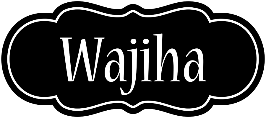 Wajiha welcome logo