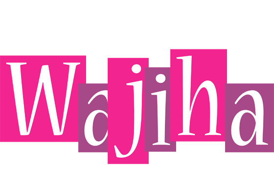 Wajiha whine logo