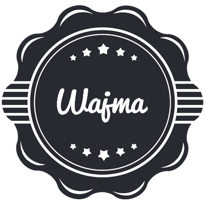 Wajma badge logo