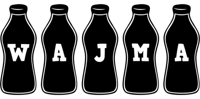 Wajma bottle logo