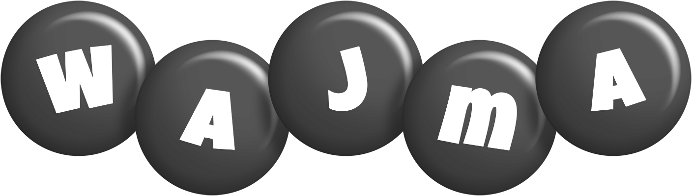 Wajma candy-black logo