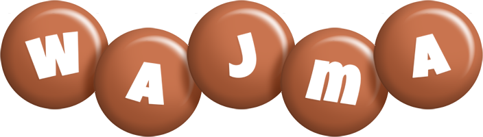 Wajma candy-brown logo