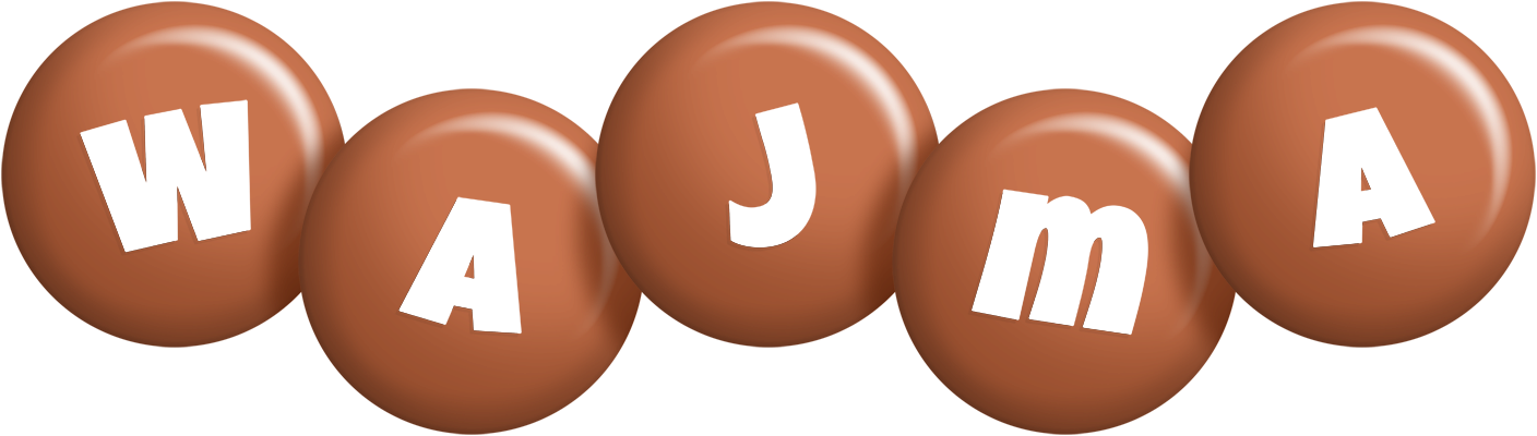 Wajma candy-brown logo
