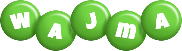 Wajma candy-green logo