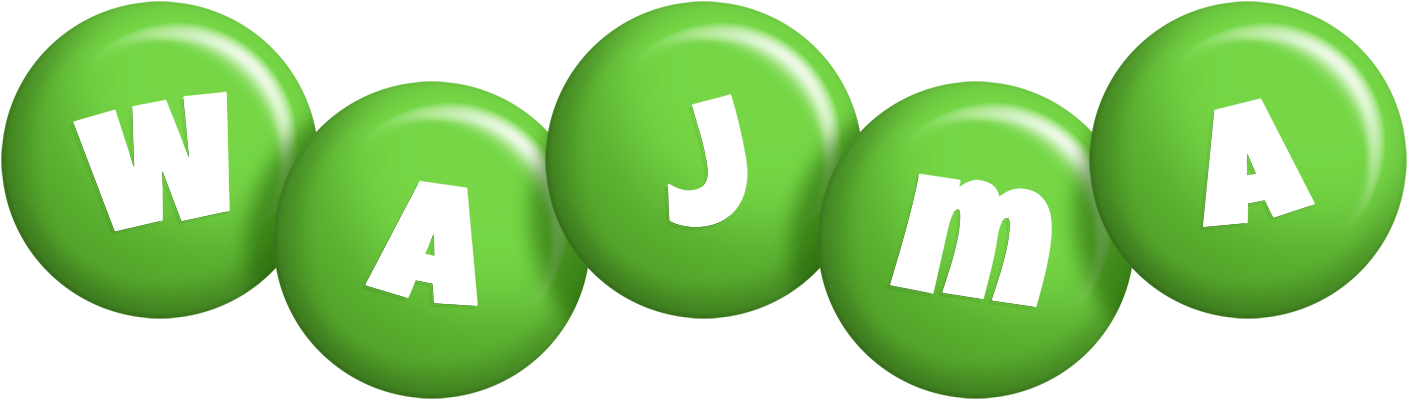 Wajma candy-green logo