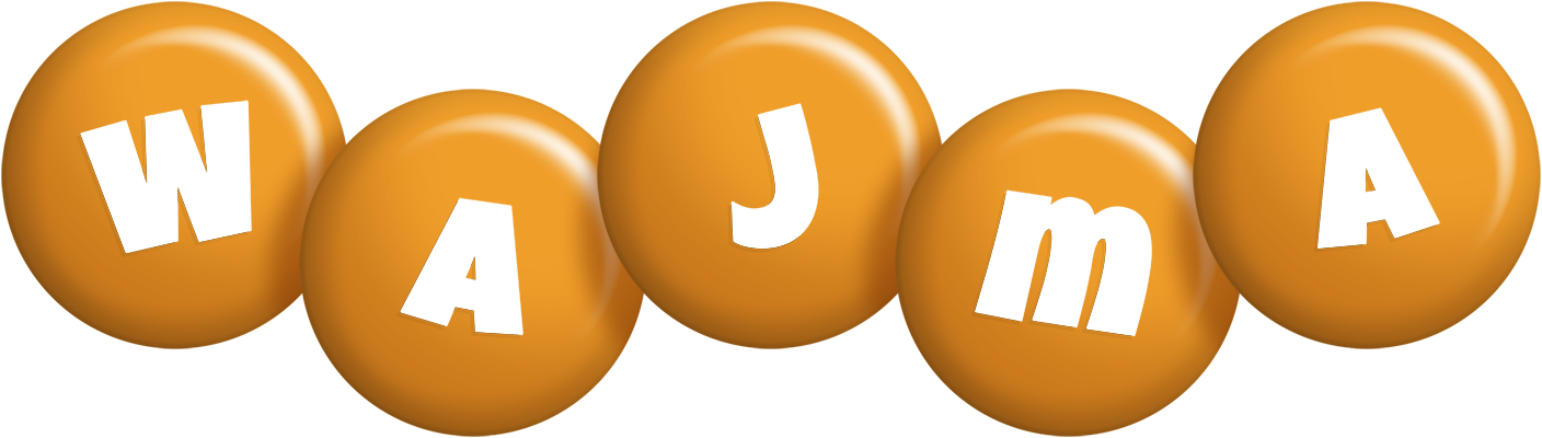 Wajma candy-orange logo