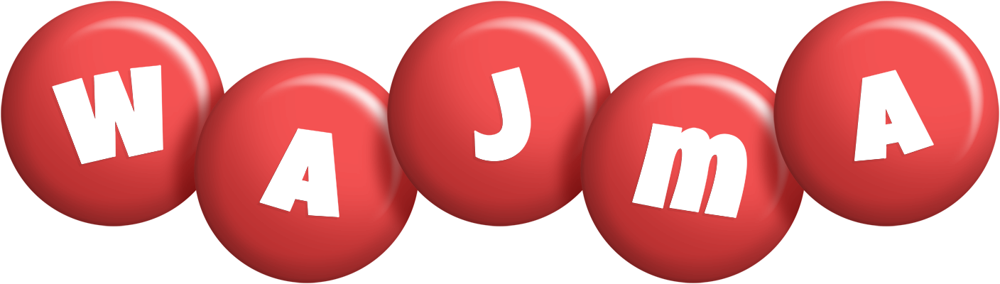 Wajma candy-red logo