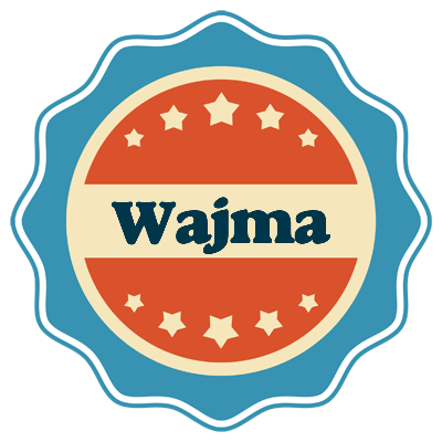 Wajma labels logo