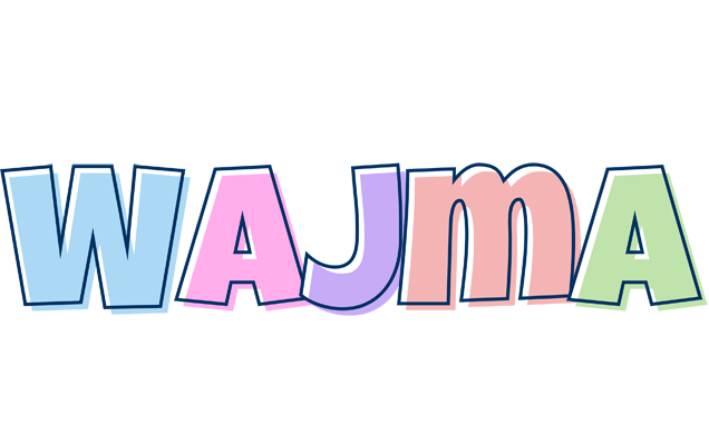 Wajma pastel logo