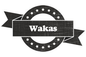 Wakas grunge logo