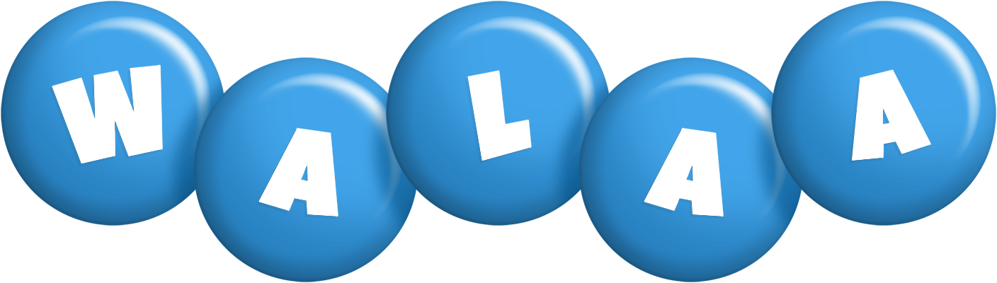 Walaa candy-blue logo