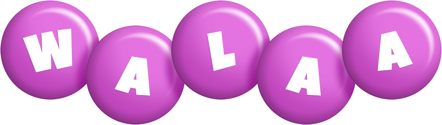Walaa candy-purple logo