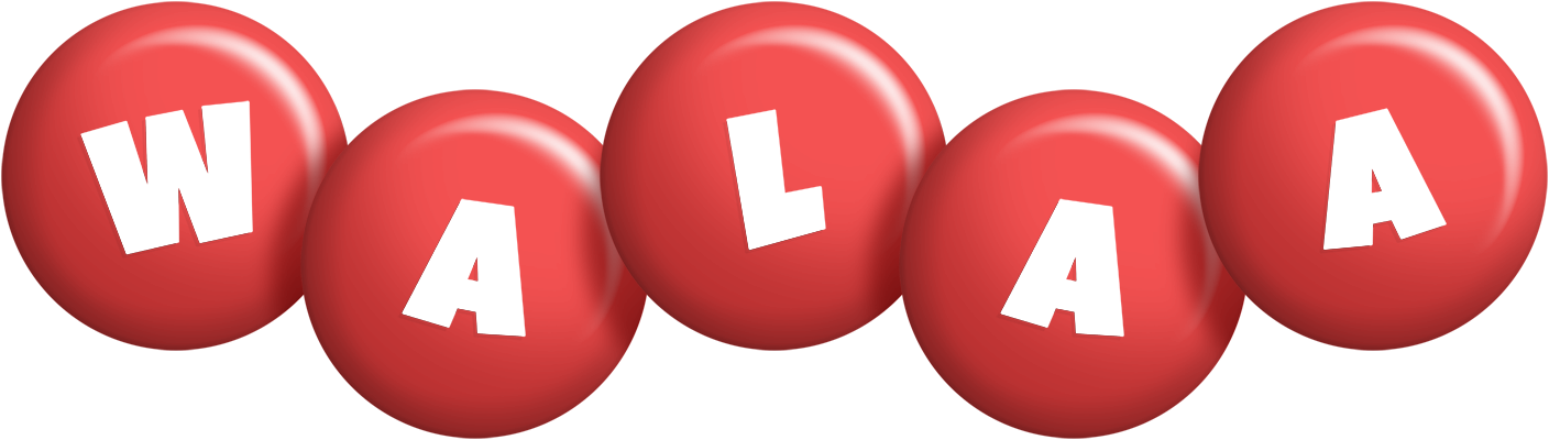 Walaa candy-red logo