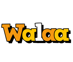 Walaa cartoon logo