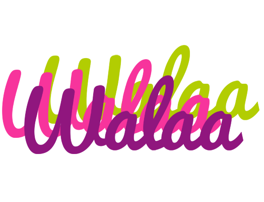 Walaa flowers logo