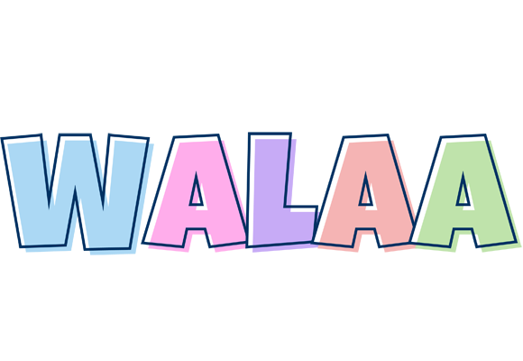 Walaa pastel logo