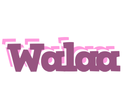 Walaa relaxing logo