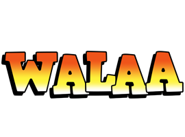 Walaa sunset logo