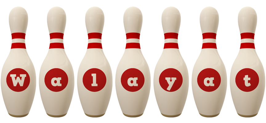 Walayat bowling-pin logo