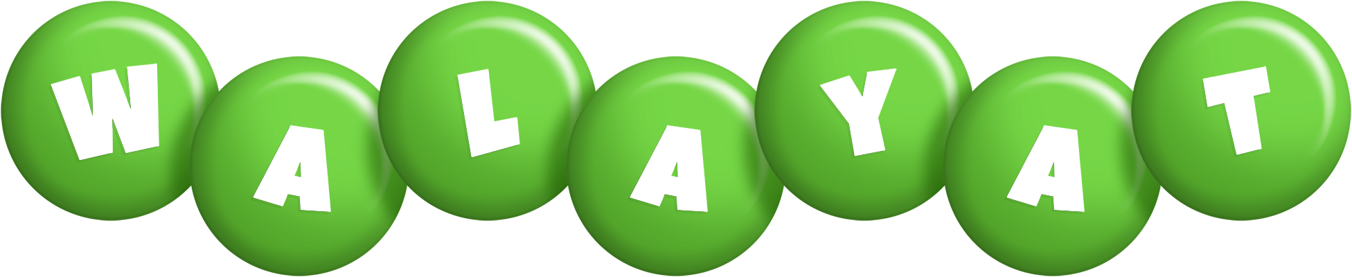 Walayat candy-green logo