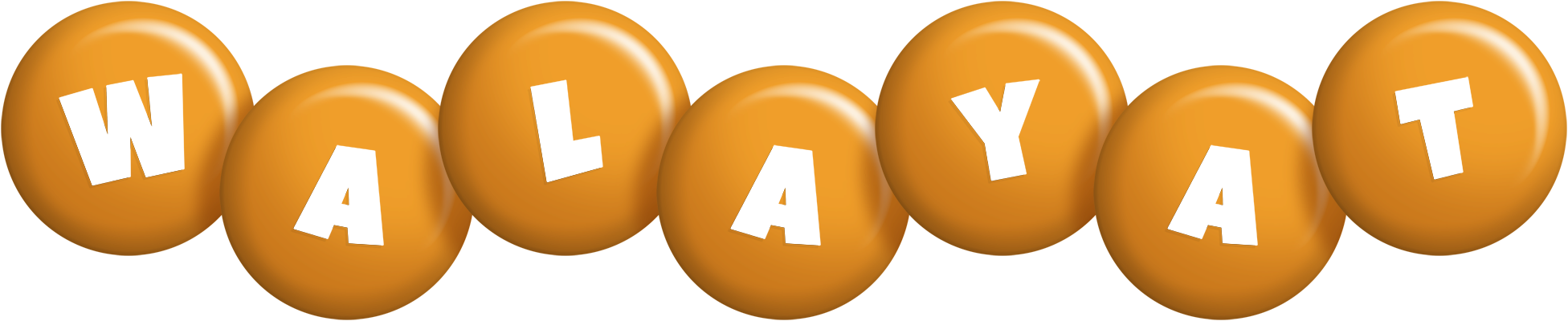 Walayat candy-orange logo