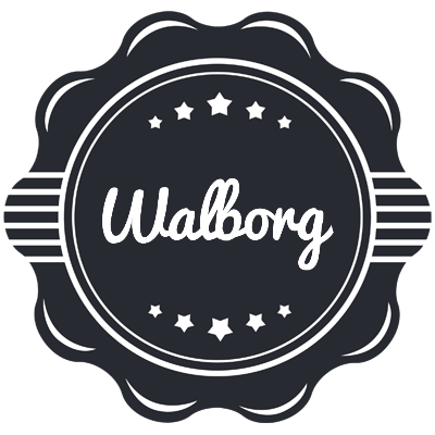 Walborg badge logo