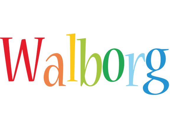 Walborg birthday logo