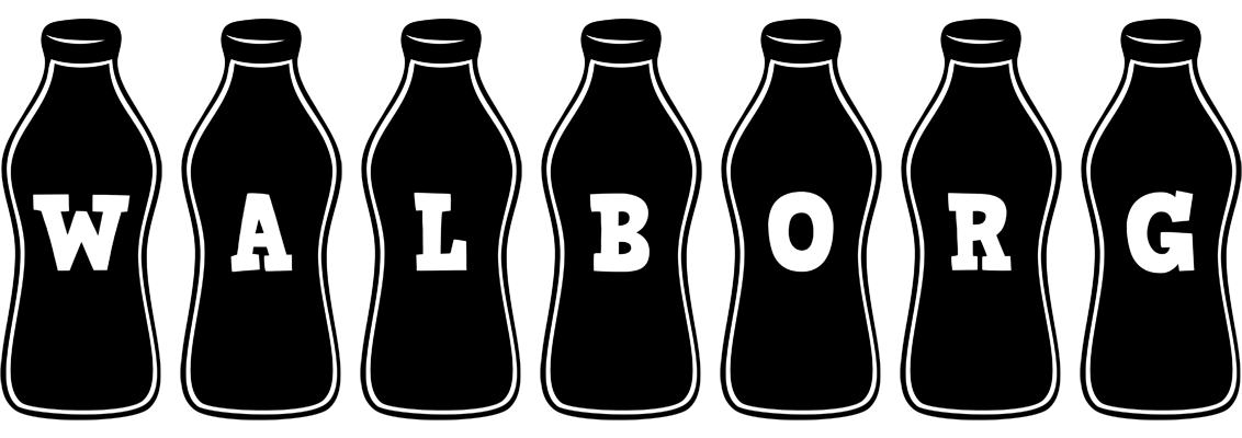 Walborg bottle logo