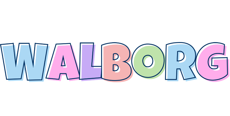 Walborg pastel logo