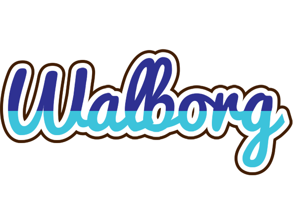 Walborg raining logo