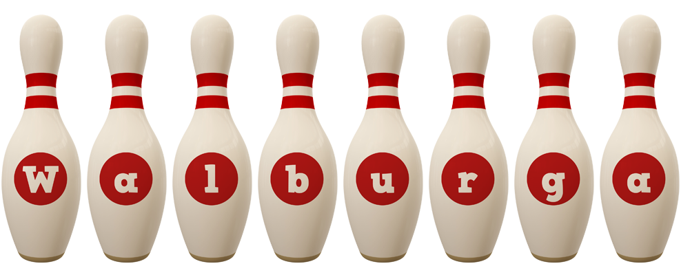 Walburga bowling-pin logo