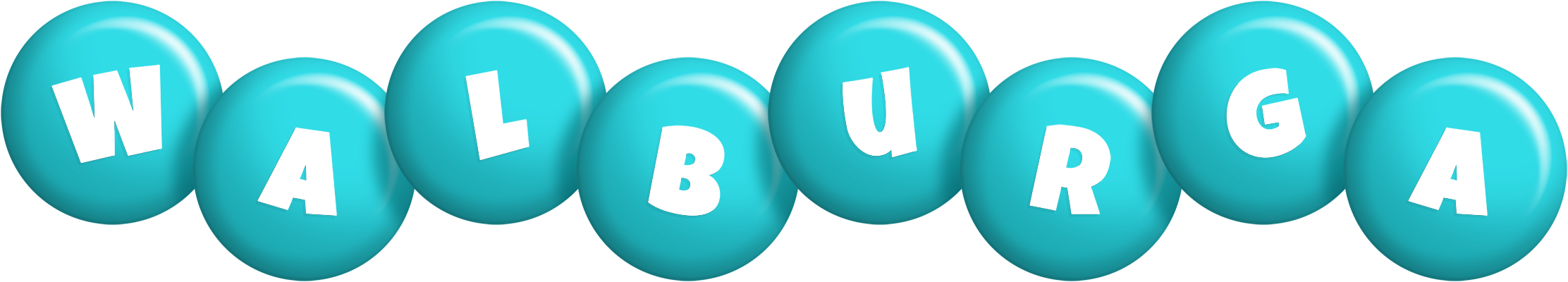 Walburga candy-azur logo