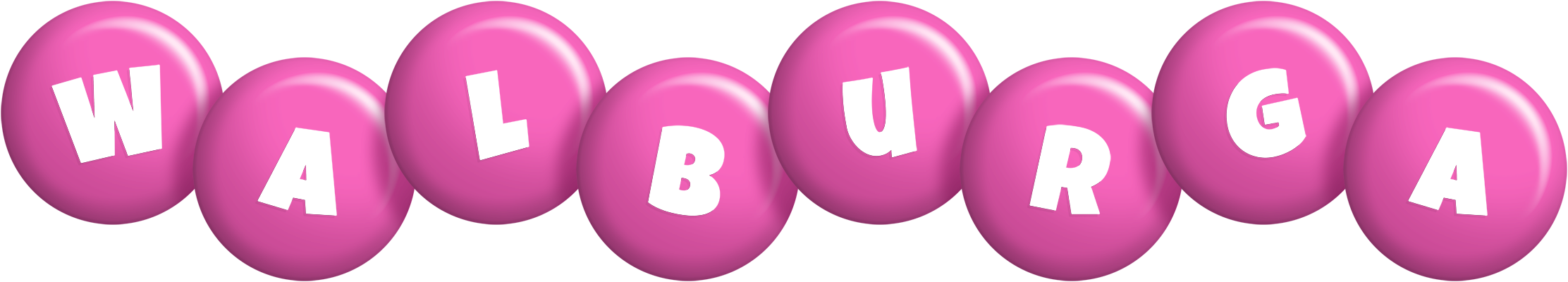 Walburga candy-pink logo