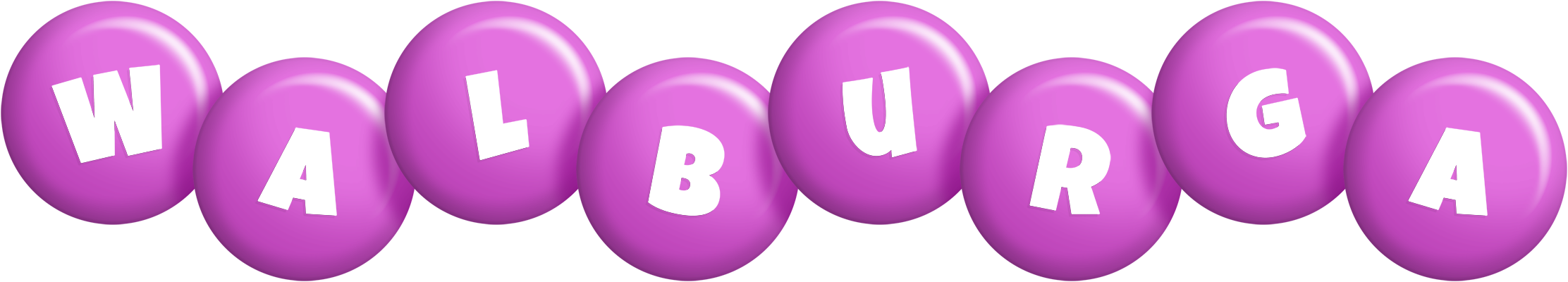 Walburga candy-purple logo