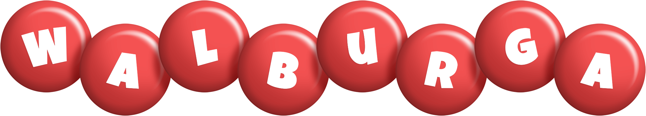 Walburga candy-red logo