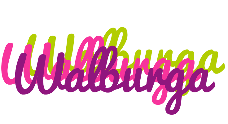 Walburga flowers logo