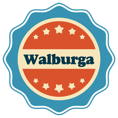 Walburga labels logo