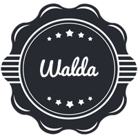 Walda badge logo