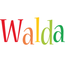 Walda birthday logo