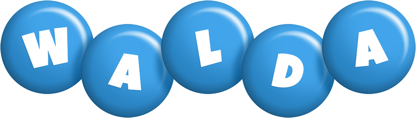 Walda candy-blue logo